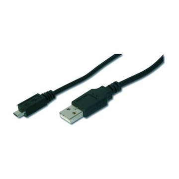 Assmann electronic ak-300127-018-s1 cavo usb 1,8 m 2.0 usb a mini-usb b nero