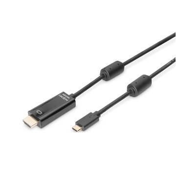 Digitus Cavo adattatore USB Type-C 2a gen, Type-C a HDMI A