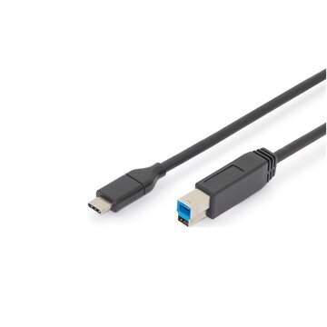 Digitus Cavo di collegamento Type-C USB, Gen2, Type-C su B