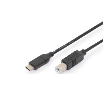 Digitus Cavo di collegamento Type-C USB, Type-C su B