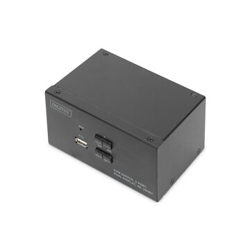 Digitus Switch KVM, 2 porte, schermo doppio, 4K, HDMI®