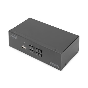 Switch kvm, 4 porte, schermo doppio, 4k, hdmi®