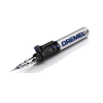 Dremel VersaTip 2000-6 Saldatore a gas 1200 °C Nero, Acciaio inossidabile