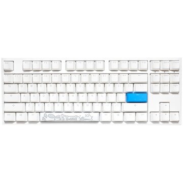 One 2 rgb tkl tastiera gaming usb tedesco bianco