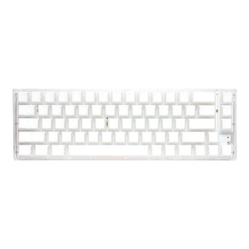 One 3 aura white sf tastiera gaming usb qwerty us international bianco