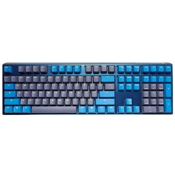 One 3 daybreak rgb tastiera gaming usb tedesco nero, blu, verde