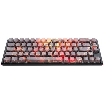 One 3 sf doom limited edition tastiera gaming usb qwerty tedesco multicolore