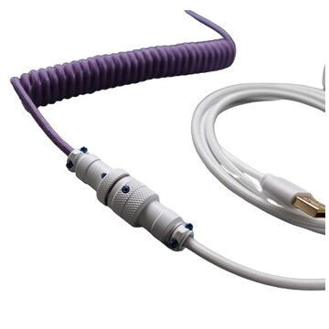 Premicord cavo usb 1,8 m usb a usb c viola, bianco