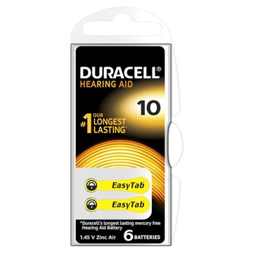 Duracell EasyTab per apparecchi acustici 10