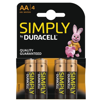 Duracell Goobay LR6 4-BL Duracell Simply Batteria monouso Stilo AA Alcalino