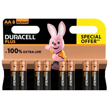 Duracell Plus 100 AA B8 x12