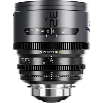 Pavo 32mm t/2.1 2x anamorphic prime lens - neutral coating - pl/ef - scala metri