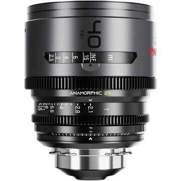 Pavo 40mm t/2.1 2x anamorphic prime lens - neutral coating - pl/ef - scala metri