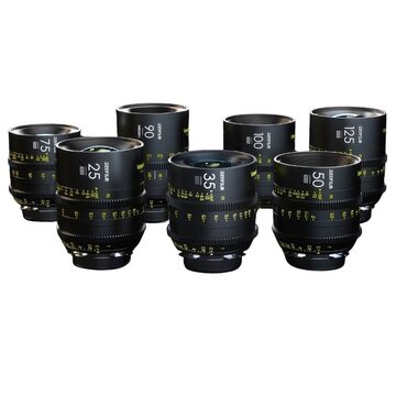 Set vespid prime 25, 35, 50, 75, 100, 125mm t/2.1 pl-ef + vespid prime macro 90mm t/2.8 pl-ef