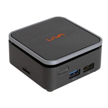 ECS LIVA Q2 N4120 mini PC Intel® Celeron® N 4 GB LPDDR4-SDRAM 64 GB eMMC Windows 11 Nero, Argento