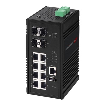 Igs-5408p switch di rete gestito gigabit poe nero