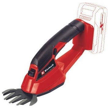 Einhell GE-CG 18/1 Li-Solo cesoia per erba cordless 10 cm 18 V Litio Nero, Rosso