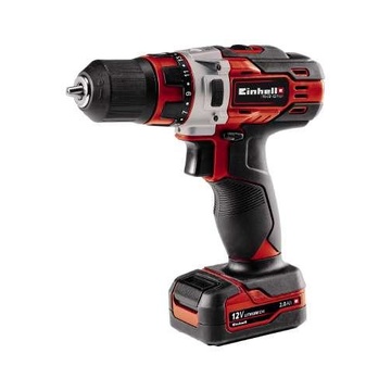 Einhell TE-CD 1 1400 Giri/min Senza chiave 1,13 kg Nero, Rosso