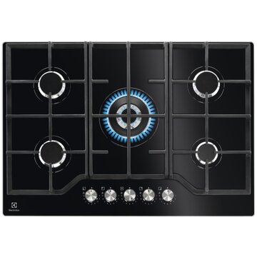 ELECTROLUX KGG75362K Nero Da incasso 74 cm Gas 5 Fornello(i)