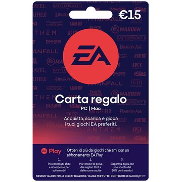 Ea gift card 15 euro - pc e mac