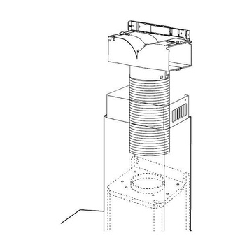 Elleci ADA01300 Deviatore Aria per cappa