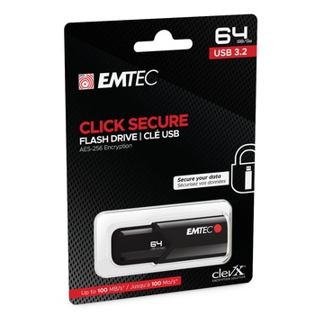 EMTEC B120 Click Secure USB Nero