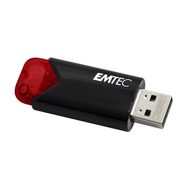 EMTEC Click Easy USB 16 GB USB A 3.2 Gen 2 Nero, Rosso