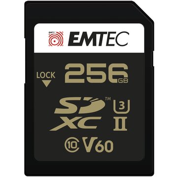 EMTEC ECMSD256GUHS2V60 memoria flash 256 GB SDXC UHS-II Classe 2