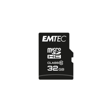 EMTEC 32GB MICRO SDHC Classe 10 CLASSIC 20MB/12MB CON ADATTATORE