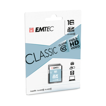 EMTEC SDHC 16GB CL.10 CLASSIC 20Mb/12Mb