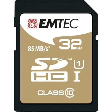 EMTEC 32GB SDHC CL.10 Gold Plus 85Mb/24Mb U1