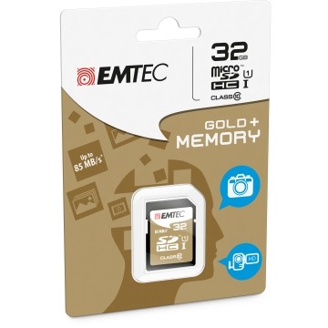 EMTEC 32GB SDHC CL.10 Gold Plus 85Mb/24Mb U1