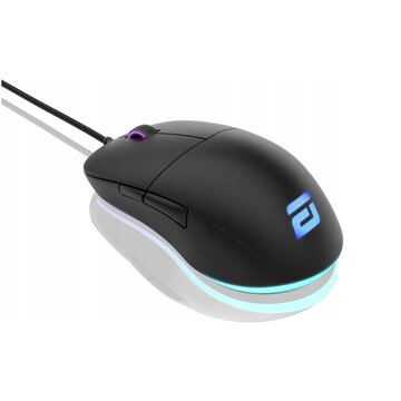 Xm1 rgb mouse giocare mano destra usb tipo a ottico 16000 dpi