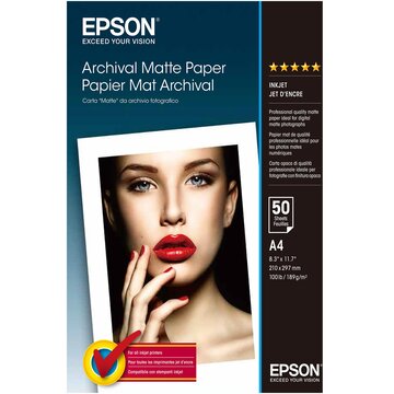 Archival matte paper a 4 50 fogli