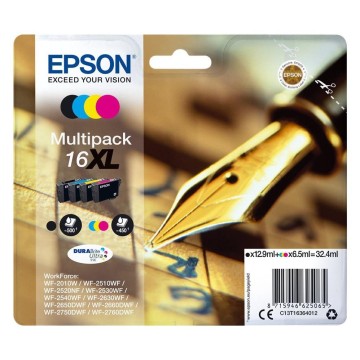 Epson DURABrite Ultra XL Multipack BK/C/M/Y T 163 T 1636