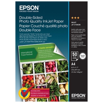 Epson Double-Sided Photo Quality Inkjet Paper - A4 - 50 Sheets