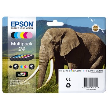 Epson Multipack Claria 24 Elefante 6 colori