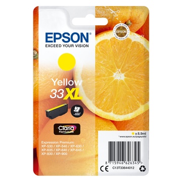 Epson Oranges Cartuccia Giallo T33XL Claria Premium