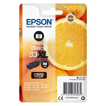 Epson Oranges Cartuccia Nero foto T33XL Claria Premium