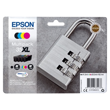 Padlock multipack 4-colours 35xl durabrite ultra ink