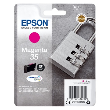 Padlock singlepack magenta 35 durabrite ultra ink