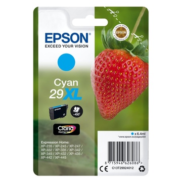 Epson Strawberry Cartuccia Ciano T29XL Claria