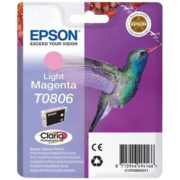 Epson T 080 T 0806 Cartuccia d'inchiostro light Magenta