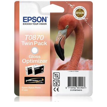 Epson Cartuccia doppia inchiostro Gloss Optimizer T0870