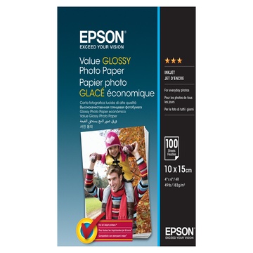 Value glossy photo paper - 10x15cm - 100 fogli