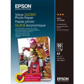 Epson Value Glossy Photo Paper A4 (210×297 mm) Lucida