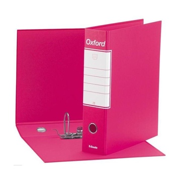 Esselte Registratore Oxford Protocollo Dorso 8 cm Fucsia