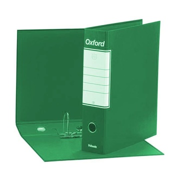 Esselte Registratore Oxford Protocollo Dorso 8 cm Verde