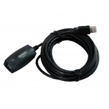 EWENT EW1014 5m USB A USB A Nero cavo USB