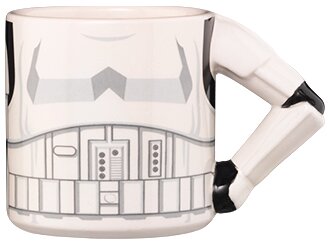 Stormtrooper tazza con manico nero, grigio, bianco